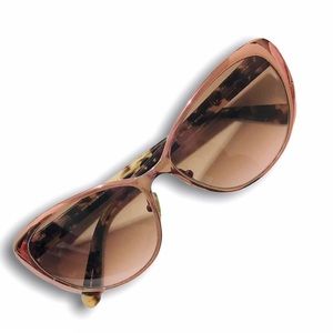 Kate Spade Aliza Rose Gold Cat-Eye Sunglasses